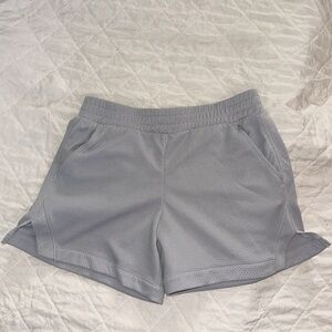 ATHLETIC WORKS Gray Athletic Active Shorts Girls S (6/6x)